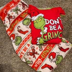 Grinch pajamas